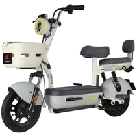 邦德富士达电动自行车哆萌48v12ah铅酸采销实测续航前后鼓刹真空轮胎LED大灯NFC智能解锁时尚轻巧 晨露轻彩