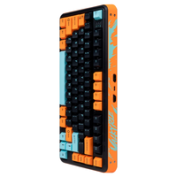VALKYRIE 瓦尔基里 VK MAG 75 Lite 有线机械键盘 橙色 粉晶磁轴 RGB