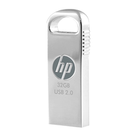 HP 惠普 v206w USB 2.0 U盘 银色 32GB USB-A