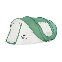 挪客户外 全自动免搭建手抛式自动帐篷 3-4人速开帐篷户外露营防风防雨 3