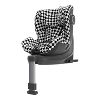 HBR 虎贝尔 E360 安全座椅 0-12岁 黑白棋盘格