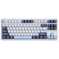 阿斯盾 87 Pro客制化机械键盘无线蓝牙全键热插拔ga平板iPad通用玉石蓝 Hola87Pro机械键盘海军蓝 RGB