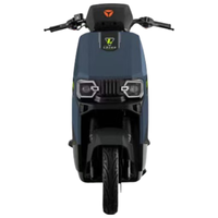 雅迪 Yadea电动摩托车莱卡-M100公里长续航电动车800W高速电摩铅酸电池72V21Ah外卖上班代步电瓶车 蒲苍蓝