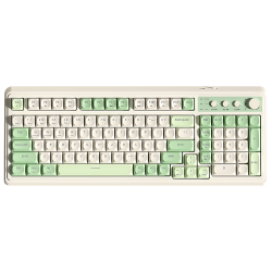 狼蛛 RGB渐变 机械键盘套装+鼠标  原野绿 RGB