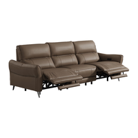 国家补贴：芝华仕 真皮沙发 50795升级三灰 三人位-灰-进扫地机