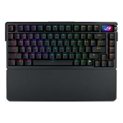 ROG 夜魔Extreme 75键 三模机械键盘 黑色 NX雪武白轴 RGB