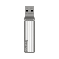 Lenovo 联想 异能者 F500 USB3.2 U盘 银色 128GB USB-A/Type-C