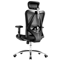 西昊 M18 人体工学电脑椅子家用人工力学座椅转椅撑腰护背办公椅