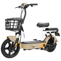 赛鸽新国标电动车米奇48V12AH铅酸电池自行车代步助力长续航源彩蓝 米奇-蓝色