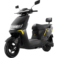 新日电动摩托车飞枭续航100公里72V20AH铅酸电池大容量成人代步轻便超长续航钢琴黑