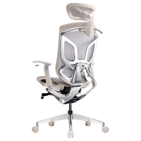 ERGOUP 有谱 蝴蝶2.0 人体工学电脑椅 灰框粉网