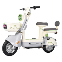 小羚羊新国标电动车趣味蛋续航70km电瓶车家庭代步车助力自行车48V20AH超威铅酸冰台灰
