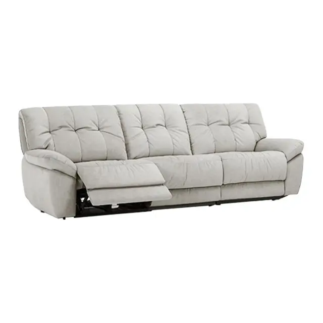 乐至宝 LAZBOY  布艺奶油风功能沙发客厅现代可躺可睡660云中漫步