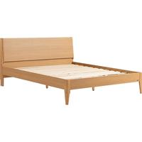 LINSY 林氏家居 OU2A-A 小岛版木床 原木色 150*200cm 常规款