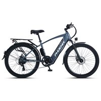 PHOENIX 凤凰 电动自行车 锂电助力车 变速电动山地车电动车Q2辐条轮36V6ah深蓝色
