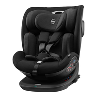 虎贝尔 S360儿童安全座椅0-7-9岁车载isofix360度旋转婴儿宝宝 黑色