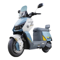 金箭金箭零界650智能电动摩托车长续航电瓶车高端摩托车大功率2000W电动车 【金箭零界650】月慕白/粉雾蓝 72V37Ah（超威石墨烯电池）