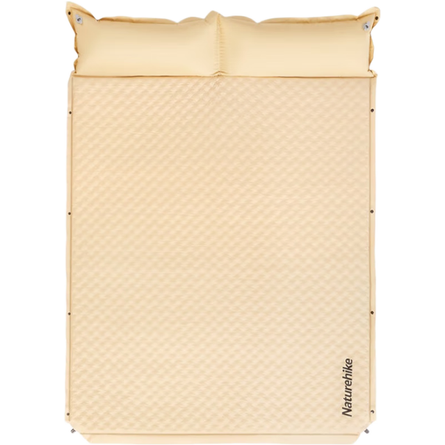 挪客户外 挪客 户外带枕自动充气垫 双人/3cm/奶油色