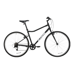 迪卡侬 RIVERSIDE 100 山地自行车 8520047 磨砂黑 S 29英寸 6速