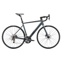佳沃JAVA公路自行车铝合金油压碟刹变速桶轴男女弯把赛车维洛克VELOCE 亮光银-尺码M