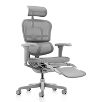 Ergonor 保友办公家具 金豪B 2代 人体工学电脑椅+躺舒宝 银白色 美国网款