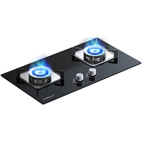 康宝 燃气灶嵌入式天然气双灶具家用5.2KW猛火灶台炉