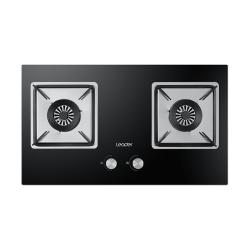 Leader Haier 海尔 智家   燃气灶 家用天然气双灶 5.2KW大火力钢化玻璃台嵌