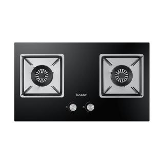 Leader Haier 海尔 智家   燃气灶 家用天然气双灶 5.2KW大火力钢化玻璃台嵌