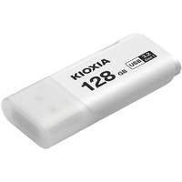 KIOXIA 铠侠 隼闪系列 U301 USB 3.2 U盘 白色 128GB USB+皮套 黑色