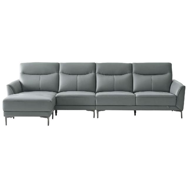 全友 102710系列 简约真皮沙发