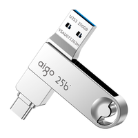  aigo/爱国者 双接口 手机U盘  256GB