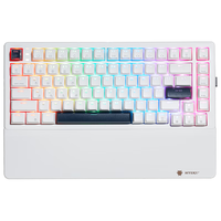 Hyeku 黑峡谷 E2 Pro 99键 2.4G蓝牙 多模无线机械键盘 星光白 烟漠轴 RGB