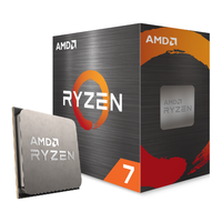 AMD锐龙R7 5700X盒装CPU电脑处理器八核十六线程65W超频