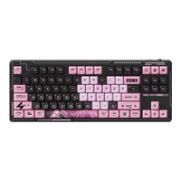 凌豹 K87 Pro 艾莉妮娅 三模机械键盘 花田轴 RGB