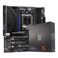 华擎 (ASRock) B650M PG Riptide 黑潮风暴主板+AMD 7600X 台式机 CPU处理器 板U套装