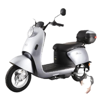 五星钻豹电动摩托车60V20AH天能电池电瓶车1200W电机长续航电动车G7 科技灰