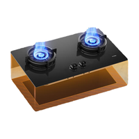 方太（FOTILE）燃气灶（天然气）家用嵌入式 可烟灶联动 空气舱 5.2火力 易清洁打理灶 JZT-01-TE22-G灰色