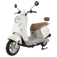 TAILG 台铃 电动摩托车72V21AH石墨烯铅酸长续航踏板智能两轮电瓶车 奶酪白/米洛棕