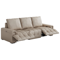 芝华仕（CHEERS）头等舱零靠墙现代简约真皮沙发客厅家具芝华士11323橙三单A