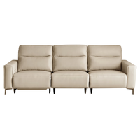 QuanU 全友 家居102939电动功能沙发客厅中小户型家具现代简约风沙发 2.69M 右电动皮沙发（50天发货）