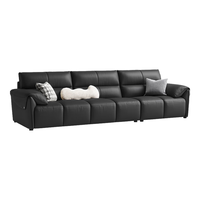 林氏家居 真皮沙发客厅沙发皮艺轻奢意式大户型头层牛皮沙发家具家居PS060 左单人+右三人