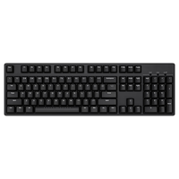 ikbc C104 104键 有线机械键盘 正刻 黑色 Cherry红轴 无光