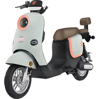 雅迪欧曼【京东区域专款】电动自行车长续航新国标新能安锂电电池电动车通勤男女绿粉