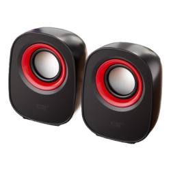 索爱 SA-L3 2.0声道 桌面 多媒体音箱 黑色