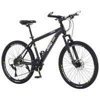 Jeep 吉普(JEEP)山地车自行车成人减震碟刹通勤男变速越野青少年 巡航者-辐条轮-骑士黑 (26寸)适合160-183cm 27速顶配版