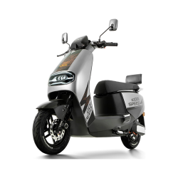 立马电动车 立马电动摩托车 耀界110公里长续航电动车 72V22Ah铅酸电池1500W电机全收纳座桶 极地灰