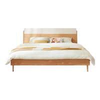 LINSY 林氏家居 JF1A-A 北欧简约板式床 150*200cm 普通款