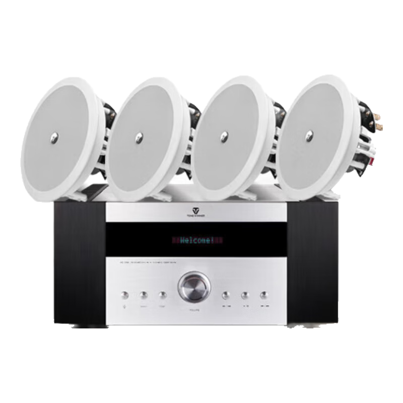 HiVi 惠威 H8 2.0声道 居家 蓝牙Hi-Fi音箱 黑色