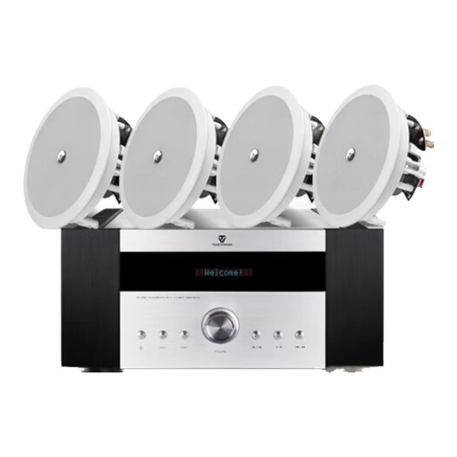 HiVi H8 2.0声道 居家 蓝牙Hi-Fi音箱 黑色