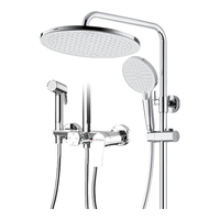  箭牌 ARROW AE34168MCP 淋浴花洒套装 亮银色